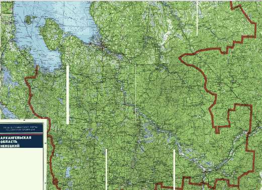 GPS карта Архангеской области для OZI Explorer